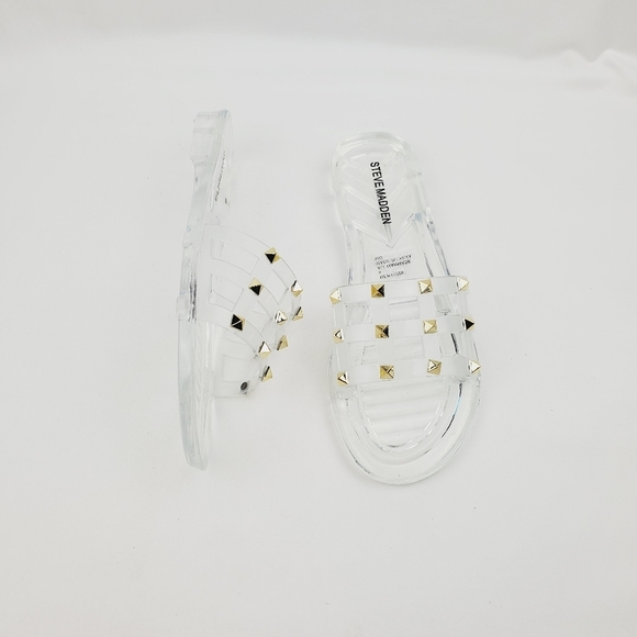 Steve madden clear studded slide Sandals - Picture 8 of 8